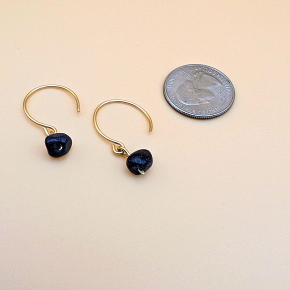 Handmade gemstone earrings - Picture 4 of 5